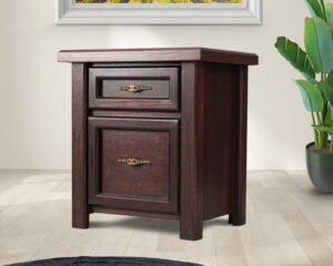 Wooden Two Drawer With Shelf