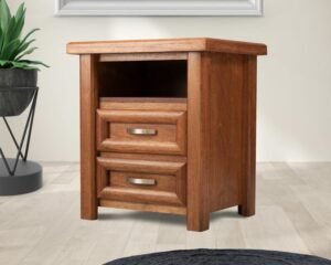 Three Drawer Wooden Pedestal
