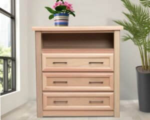 Five Drawer Wooden Chest