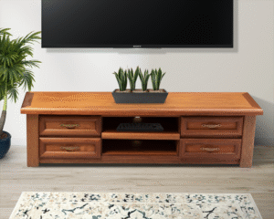 Okavango Wooden TV Stand 1800 with 2 Drawers