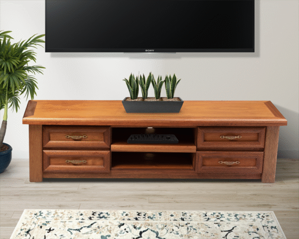 Okavango Wooden TV Stand 1800 with 2 Drawers