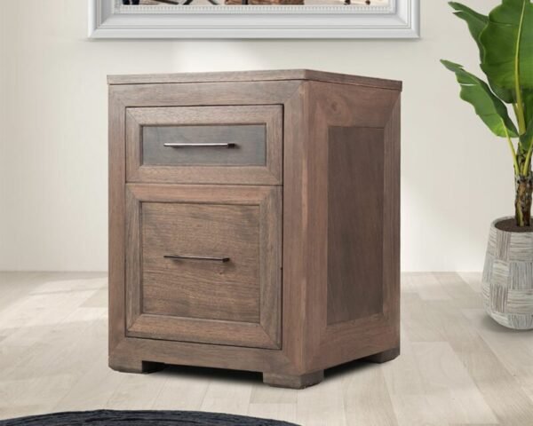 Wooden Three Drawer Serengeti Pedestal