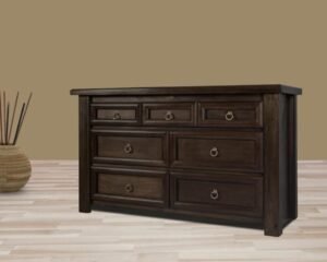 Buffet 2m 6 Wooden Drawers with 2 Doors