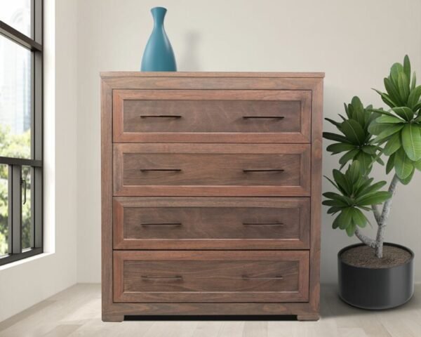 Three Drawer Wooden Chest